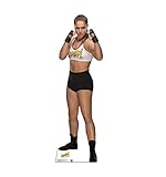 Cardboard People Ronda Rousey Fighting Stance Life Size Cardboard Cutout Standup - WWE