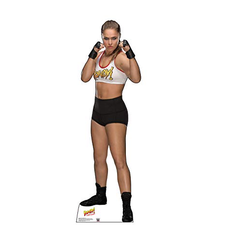 Cardboard People Ronda Rousey Fighting Stance Life Size Cardboard Cutout Standup - WWE