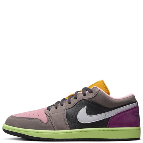Air Jordan 1 Low SE Tokyo Bio Hack Mens Lifestyle Shoes (Oil Grey/Cave Stone/Arctic Punch/White) Size 10.5