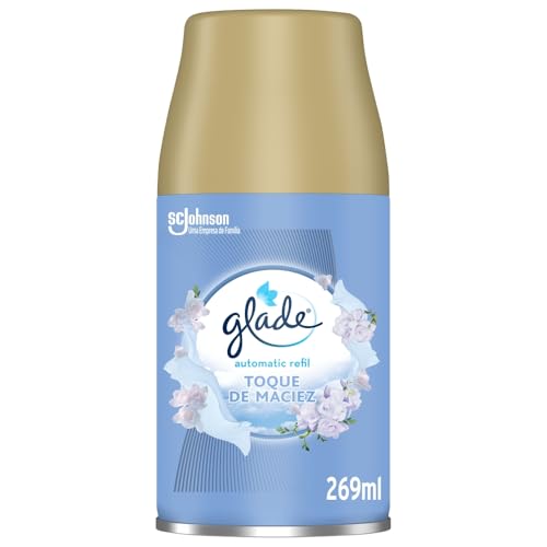 Glade Aromatizador de Ambiente Automático, Toque de Maciez, Refil 260ml
