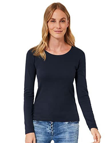 Cecil B318628 Camiseta de Manga Larga, Night Sky Blue, S para Mujer Cover