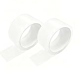 Moling 2 Rouleaux Joint Salle de Bain Transparent,Ruban Auto Adhésif,Bande Etancheite Joint Baignoire Adapté à de Nombreuses Occasions pour Cuisine ou Salle de Bain 5cmx20m