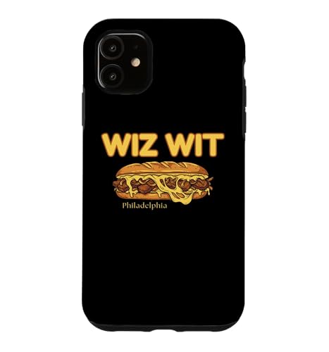 Wiz Wit Philly Cheesesteak Funny Philadelphia Foods �p���f�B �X�}�z�P�[�X iPhone 11 �p