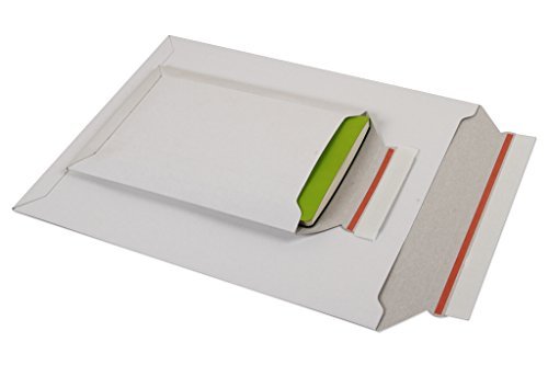 100 Enveloppes Blanc Ungestrichen Compact Carton Pour DIN A5