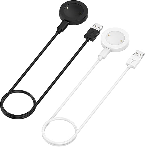 FitTurn Compatible with Honor watch 4 charger Charger Charging Cable -2 Pack 3.3FT Replacement Charging Cradle Adapter Dock for Honor watch 4 Smartwatch