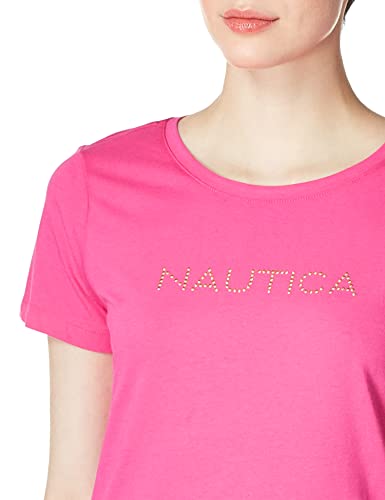 Nautica Womens Easy Comfort Supersoft 100% Cotton Classic Logo T-Shirt4