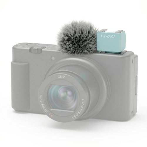 DYTDIEYINGTU Camera Hot Shoe Wind Muff Adapter Compatible with Sony Zv-1,Zv-1 Ii,Zv-E10,Av-E10M2 and Zv-E1 Accessories Multi-Functional Mic Flash Mount Compatible with External Flash Attachment(1PCS)