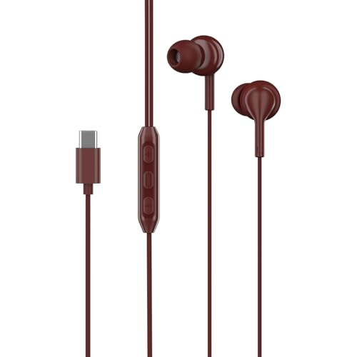 Image of boAt Bassheads 100 Type C in-Ear Earphones(Maroon)