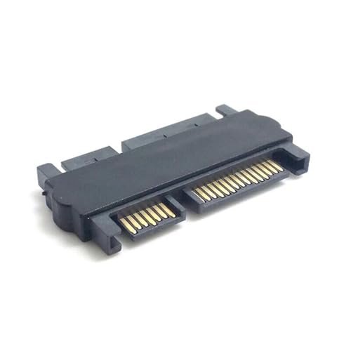Multibao 3.5 2.5inch SATA 22Pin 7+15 Male to SATA 22P 7+15 Male Extension convertor Straight Adapter