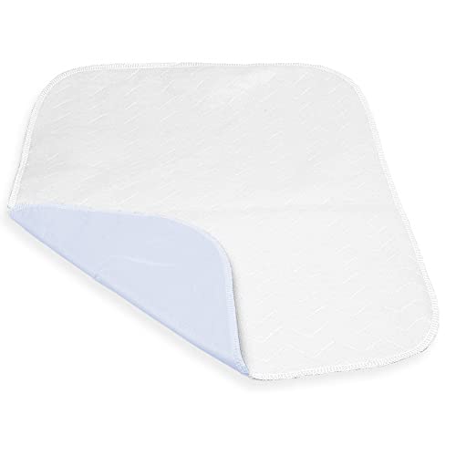 ComfortCare Eco White - Protector de cama para incontinencia lavable, 60 x 60 cm