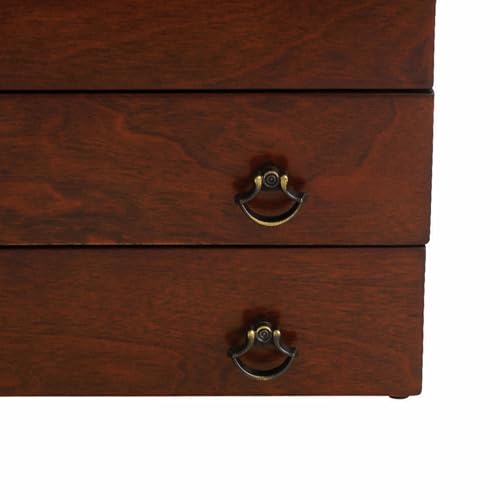 Reed & Barton 43M Bristol Grande Mahogany Flatware Chest,Brown