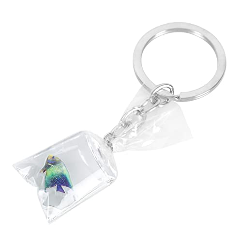 Holibanna Taschenanhänger Keychain Fisch Charm Keychain Fisch Wassertasche Charms Anhänger für Tasche Anhänger Dekore Dekorativer Schlüsselanhänger