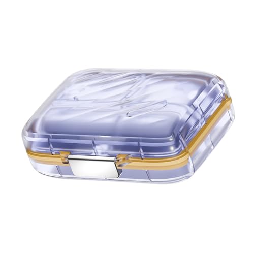 2. 防湿ウィークリーケース 7 コンパートメント、安全なシール付き、高齢者および家庭用保管用防塵錠剤収納ボックス