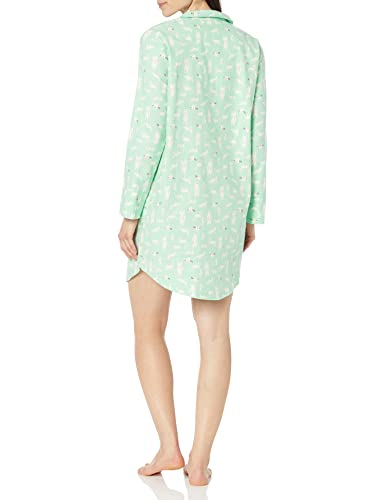 Image of Amazon Essentials Women's Woven Flannel Notch Collar Nightgown (Available in Plus Size)