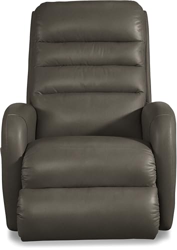 Image of La-Z-Boy Forum Leather Rocking Recliner, Charcoal