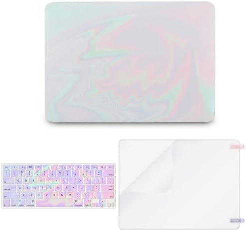 KECC Ultra Thin Case for MacBook Pro 13 inch 2026 2025-2016 Release M2 M1 Chip, Lightweight Plastic Hard Shell for MacBook Pro 13” + Keyboard Cover + Screen Protector, Pink Fantasy