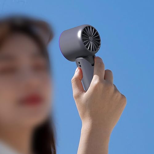 Ventilador plegable personal recargable con motor silencioso de mano 3