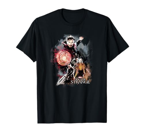 T-shirt Doctor Strange Marvel haut de gamme avec imprimé graphique dimensionnel