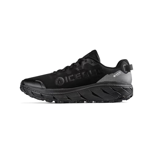 Icebug Mens Arcus2 RB9X GTX Road Running Shoe with Traction Sole, Black