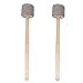 Happyyami 2pcs drum stick Foams Drumstick percussion mallet bass drum beater durm mallet bell mallets percussion sticks drum foam sticks felt drum beater drum mallets advanced Hardware wood