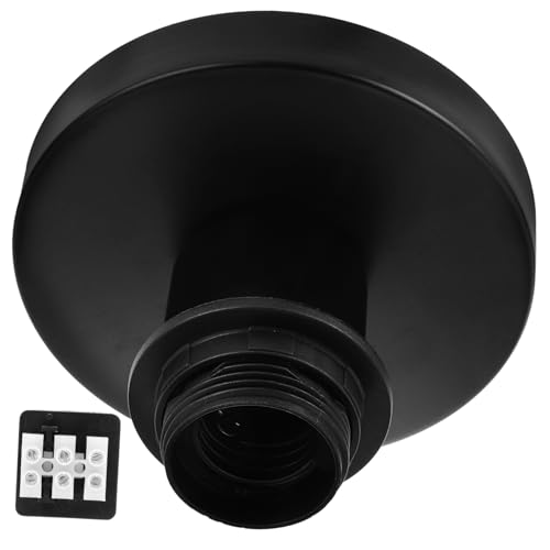 HOLIDYOYO Portalámparas con Base Tornillo para Lámparas Accesorio Iluminación DIY Instalación Rápida y Material Metálico Resistente para Proyectos