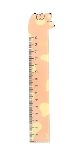 REGUA PLASTICA PATINHAS PET 15CM DIV MOD RE1502 BRW