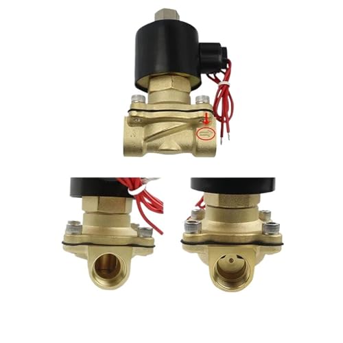 Vanne d'eau en laiton robuste 2WK électrovanne normalement ouverte durable DC24V - 6