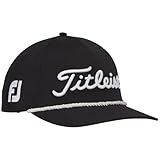 Titleist Golf Tour Rope Hat 2025 Black/White
