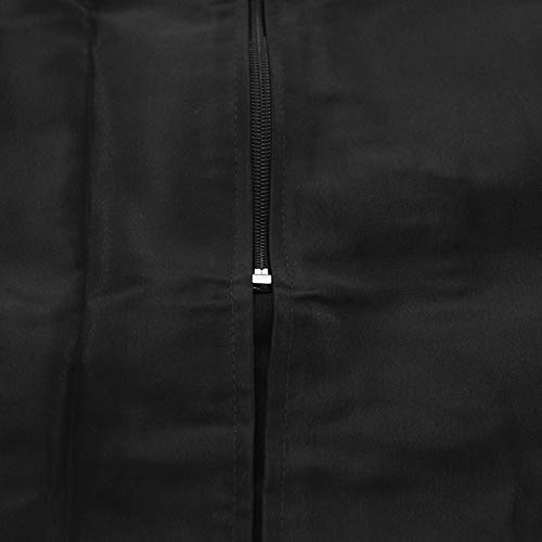 A Size Above Big & Tall Barber Jacket, Cut For Fuller Figures, Short Sleeve With Zipper Front, Left Breast Pocket Plus Two Lower Pockets, Lightweight, Water Resistant Nylon/Poly, Black, 2X #TOP4