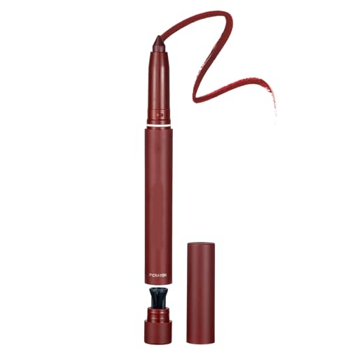 Protectivemethod Lip Liner, Rotating Sharpenable Crayon Matte Lipstick Pencils, Precision Tip Matte Crayon Waterproof Lipgloss Lip Liner Stain Set With Built-In Sharpener Lasting Lipstick (11#, 4.5inches)