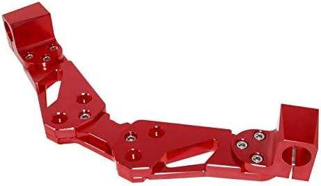 For Honda Grom MSX125 Motorbike Fork Tube Clip On Handlebars Motorcycle Motified Handle Bar Riser Racing ATV Expansion Handlebar red