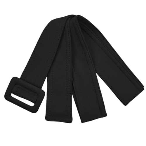 YROHGKPN Cinturón cómodo para mujeres y hombres gabardina ancha cortavientos reemplazo para decoraciones cintura ajustable, Negro , Talla única