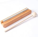 Chime Energy, Energy Klangstab,Energy Chimes Musikinstrument,1 Ton Klangstab mit Holzschlägel,Chime Klangstab Holz,Perkussions Windspiel,für Musikalische Früherziehung,Geschenk,Gebet,Yoga, Meditation