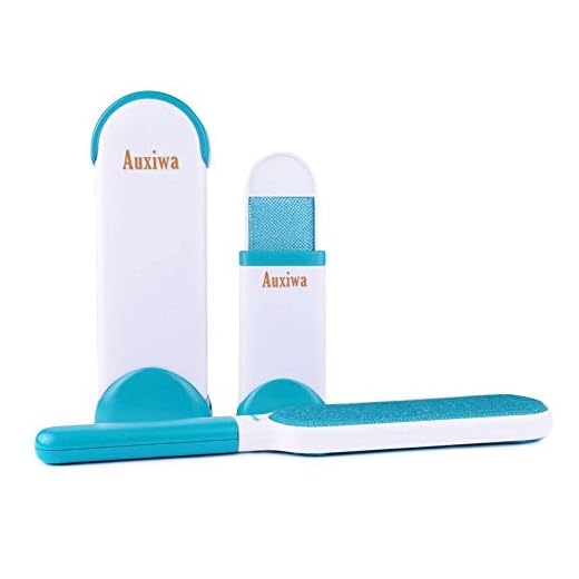 Wangou Pet Fur Lint Remover Brush, Lint Roller with Self-Cleaning Brush for Dog Cat Pets Hair Removes from Clothes & Furniture Travel Size- as Seen on Tv
