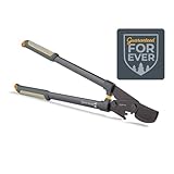 Woodland Tools Super Duty Lopper, 32 Inch Geared Bypass Branch Cutter with Soft Grip Handles, Manual Tree Limb Cutter for Thick Branches, Heavy Yard Work, and Seasonal Pruning