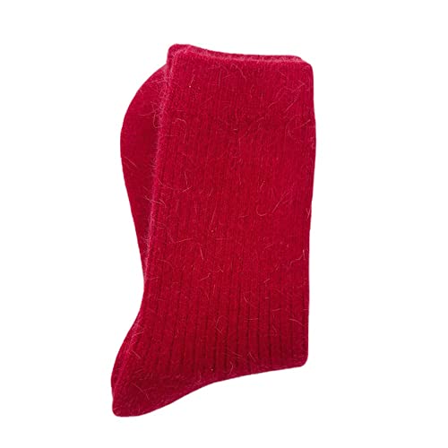 CHAO RAN Womens Winter Wool Cashmere Socks Casual Dress Warm Thicken US5-9