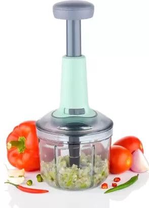 Push Chopper Hand Push Chopper 900 ML with 4 Stainless Steel Blades Vegetable & Fruit Chopper 01