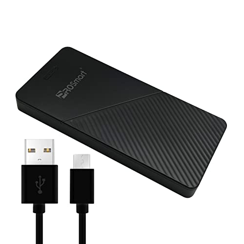 PROSmart Battery Pack, USB Type-C 10000mAh Wiederaufladbare Powerbank für Beheizte Gilet und Beheizte Westen (Schwarz)