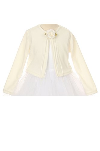 Kids Dream Fille Cardigan veste pull base de tricot fushia 212 2 Ivoire Cover