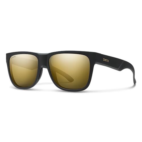 SMITH Lowdown 2 Sunglasses Matte Black Gold/ChromaPop Polarized Black Gold