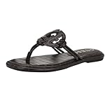 Guess Women's Saime Sandal, Dark Brown 201, 7.5