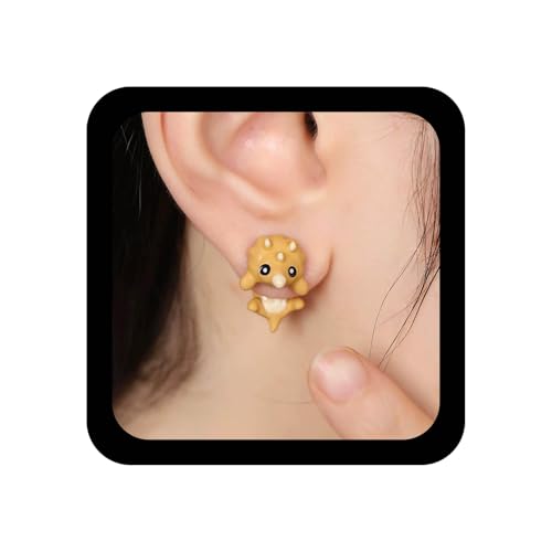Xduargs Boucles D'oreilles Dinosaures Marron Boho Boucles D'oreilles Dinosaures Vintage Boucles D'oreilles Dinosaures Personnalisées Boucles D'oreilles Animaux Bijoux Pour Femmes