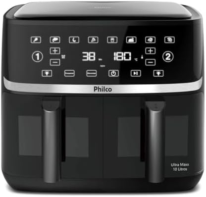 Air Fryer Philco 10L Cesto Duplo 2000W PAF10A 220V