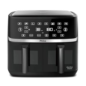 Air Fryer Philco 10L Cesto Duplo 2000W PAF10A 220V