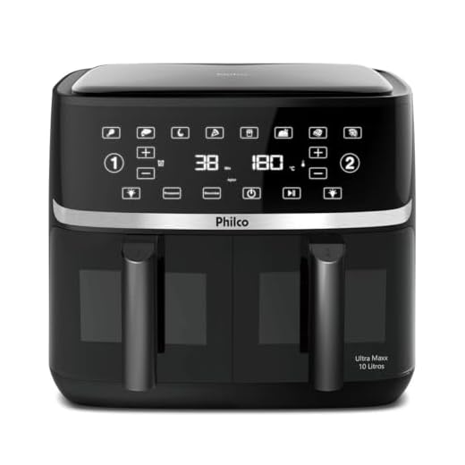 Air Fryer Philco 10L Cesto Duplo 2000W PAF10A 220V