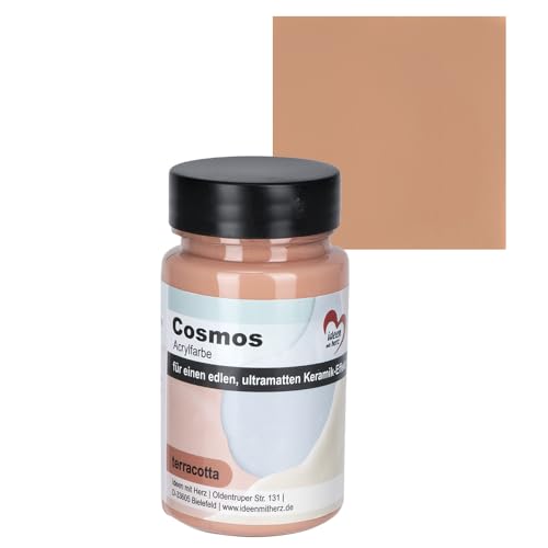 Ideen mit Herz Acrylfarbe Cosmos | ultra matt | Keramik Effekt | 90 ml (terracotta) Ideen mit Herz Acrylfarbe Cosmos | ultra matt | Keramik Effekt | 90 ml (terracotta)