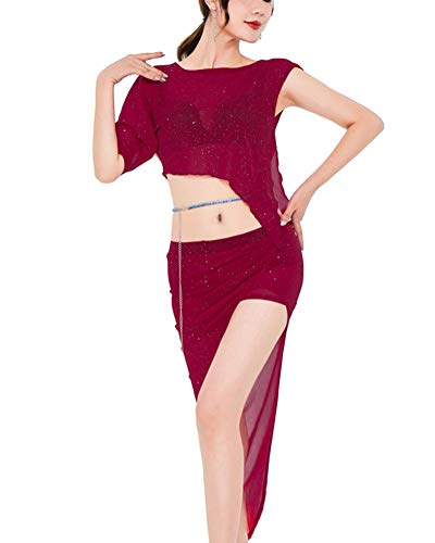 QitunC Conjunto De Danza del Vientre para Mujeres Trajes De Rendimiento De...