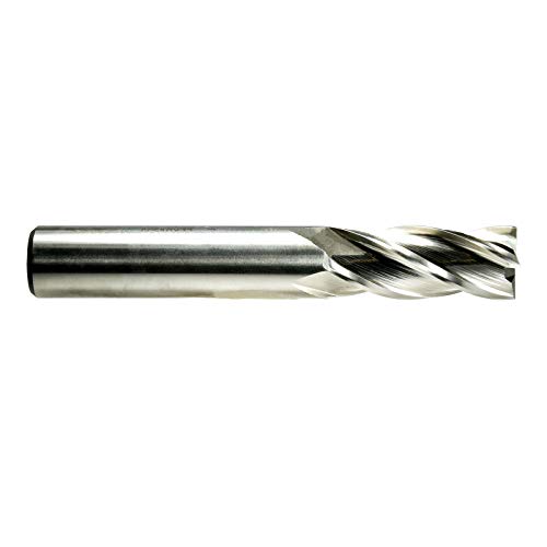 Image of MAXTOOL 3 /4x3.875 inch HSS M2 END MILL CUTTERS HIGH SPEED STEEL 4 FLUTES CENTER CUT STRAIGHT SHANK EM02W04R048