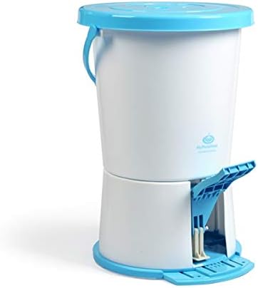 Compact Portable Non-Electric Washing Machine for Delicates. Also perfect for camping, hotel stays, RVs and dorm or apartment living.