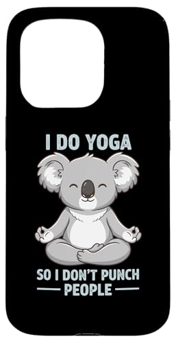 Koala Bear Yoga Relax Australia Oso Koala Koalabar �X�}�z�P�[�X iPhone 15 Pro �p
